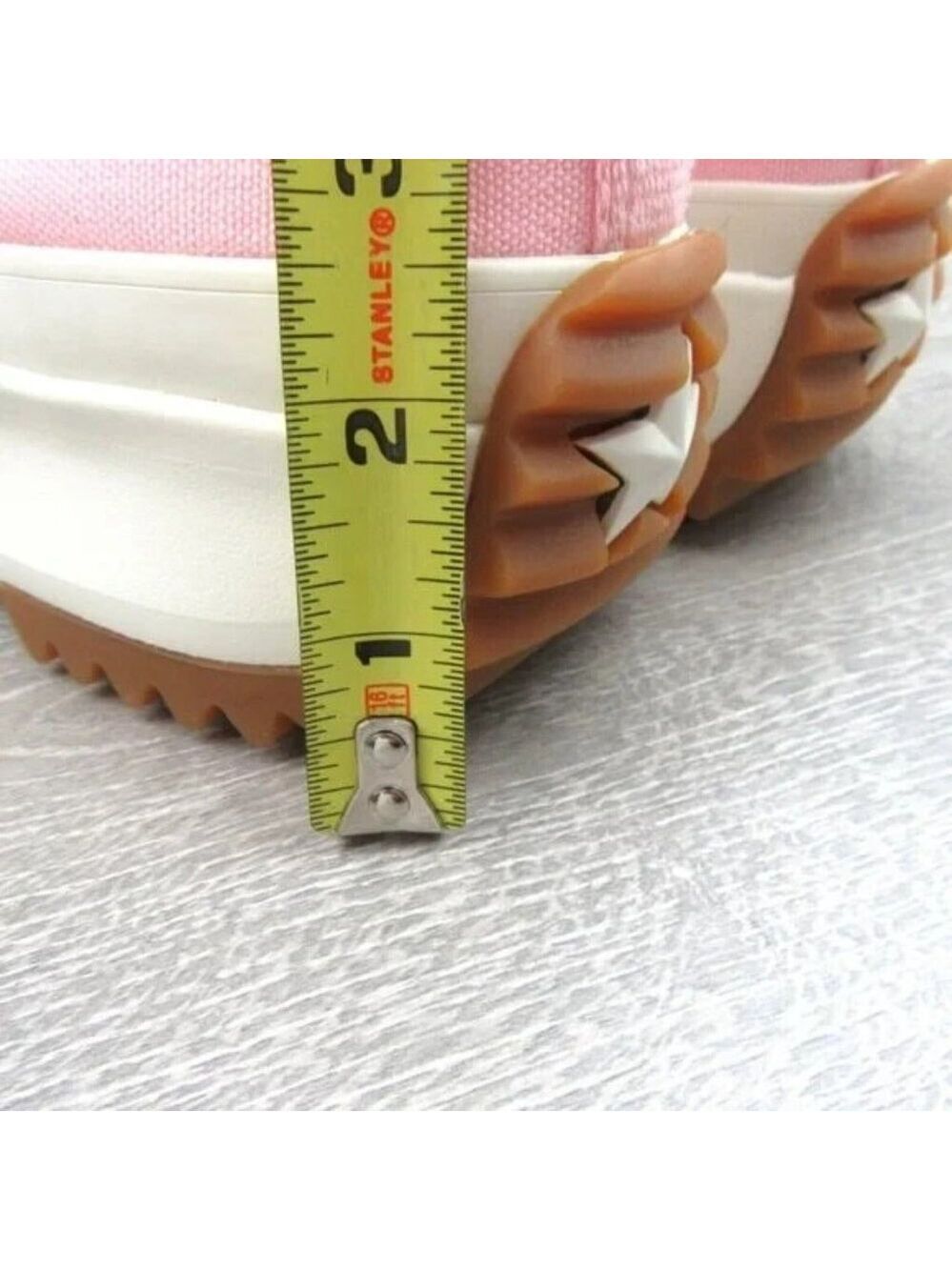 Converse Run Star Hike HI Platform Women's Size 9.5 Pink Red Roses NEW A05192C - Picture 10 of 14